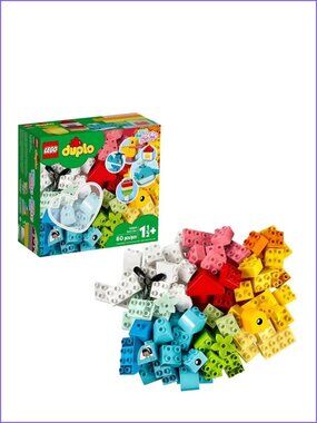 Lego DUPLO Heart Box (80 Pieces)10909 First Building Playset    New In Box